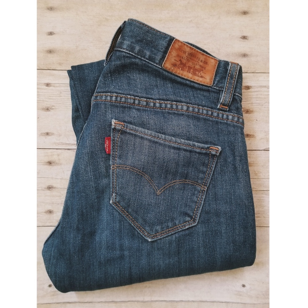 Levi's 523 mid rise jeans